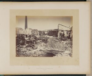 Incendio de la fábrica J. Falck et Cie en La Villette. de Alphonse J. Liébert
