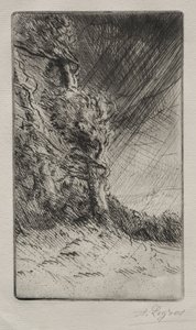 Una ráfaga de viento de Alphonse Legros