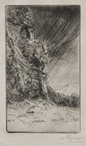 Una ráfaga de viento de Alphonse Legros