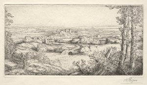 Un valle en Borgoña de Alphonse Legros
