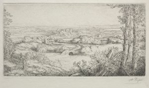 Un valle en Borgoña de Alphonse Legros