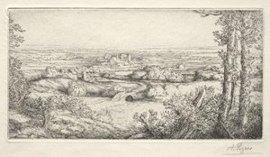 Un valle en Borgoña de Alphonse Legros