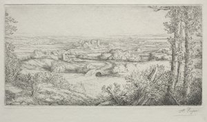 Un valle en Borgoña de Alphonse Legros