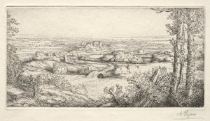Un valle en Borgoña de Alphonse Legros