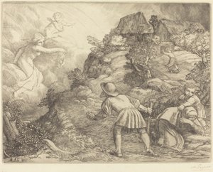 Alegoría del Campesino y la Fortuna de Alphonse Legros
