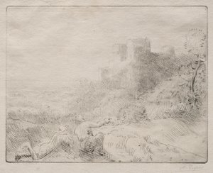 Un viejo castillo de Alphonse Legros
