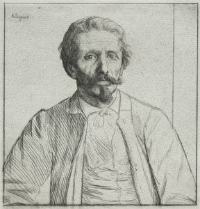 Auguste Delâtre, c. 1877 de Alphonse Legros