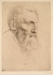 Auguste Rodin, 1881 de Alphonse Legros