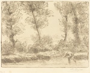 Orillas del Liane Les bords de la Liane de Alphonse Legros