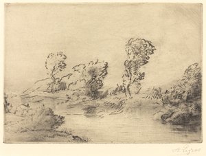 Orillas del Marne (Bord de la Marne) de Alphonse Legros