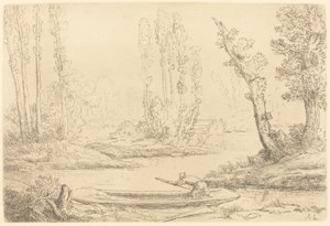 Orillas del Somme cerca de Amiens de Alphonse Legros