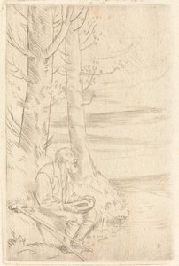 Mendigo ciego de Alphonse Legros