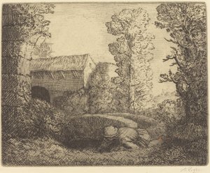 Puente en el molino de Alphonse Legros