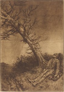 La muerte del vagabundo de Alphonse Legros