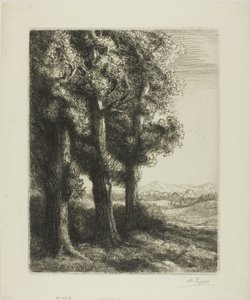 Borde de un Bosque de Alphonse Legros