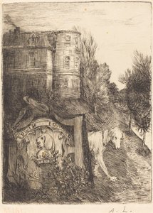 Ex-Libris Edwin Edwards de Alphonse Legros