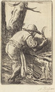 El cortador de fagots de Alphonse Legros