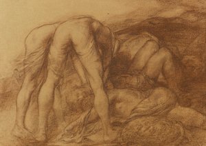 Figuras sacando soldados muertos de Alphonse Legros