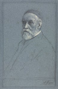 George Frederick Watts, R.A., c. 1877-1878 de Alphonse Legros