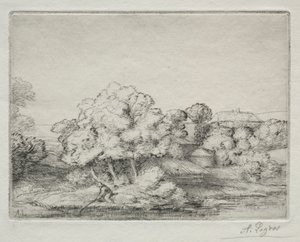Aldea cerca del lago de Alphonse Legros