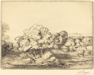 Aldea cerca del lago de Alphonse Legros