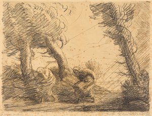 Segadoras sorprendidas por la tormenta de Alphonse Legros