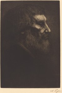 Cabeza de un mendigo de Alphonse Legros