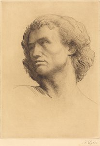 Cabeza de un hombre de Alphonse Legros