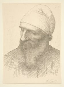 cabeza de un hombre de Alphonse Legros
