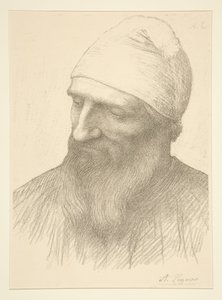 Cabeza de un hombre de Alphonse Legros