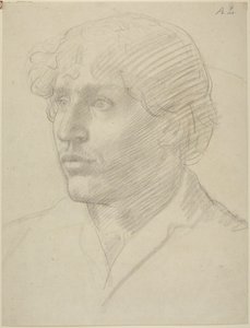 Estudio de cabeza de hombre