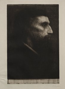 Cabeza de un hombre de Alphonse Legros