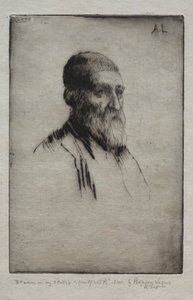 Cabeza de un hombre de Alphonse Legros