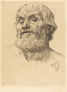 Cabeza de un hombre de Alphonse Legros