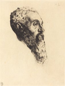 Cabeza de un Modelo (Tête de modèle) de Alphonse Legros