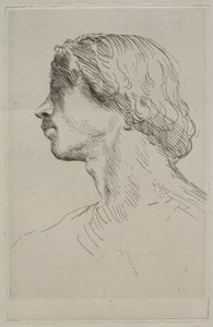 Cabeza de un modelo de Alphonse Legros