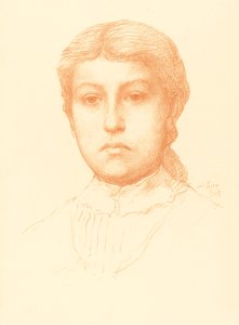 Cabeza de una joven de Alphonse Legros