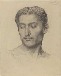 Cabeza de un joven de Alphonse Legros