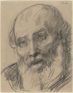 Cabeza de un anciano de Alphonse Legros
