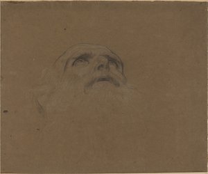 Cabeza de un anciano de Alphonse Legros