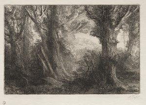 En el bosque de Conteville de Alphonse Legros