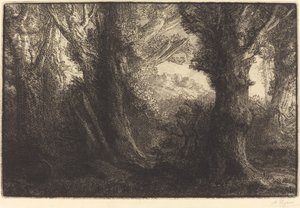 En el bosque de Conteville de Alphonse Legros