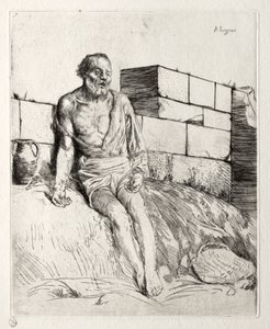 Job (Primera Placa) de Alphonse Legros