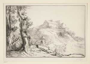 La granja en la colina de Alphonse Legros