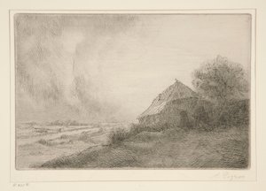 La cabaña en la colina de Alphonse Legros