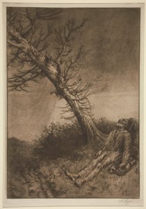 La mort du vagabond (La muerte del vagabundo)