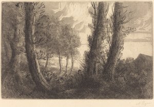 Paisaje de Alphonse Legros
