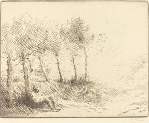 Paisaje de Alphonse Legros