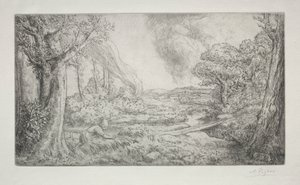 Paisaje de Alphonse Legros