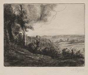 Paisaje de Alphonse Legros